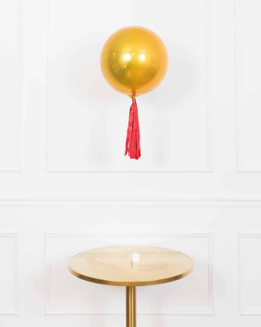 Office Retirement Party – 16in Orb Centerpiece with Skirt | Rental