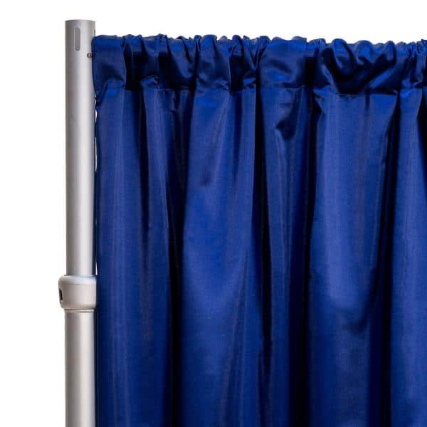 *FR* LUXE Satin Drape Panel by Eastern Mills (59″ Wide) w/ 4″ Sewn Rod Pocket – Deep Royal | Rental