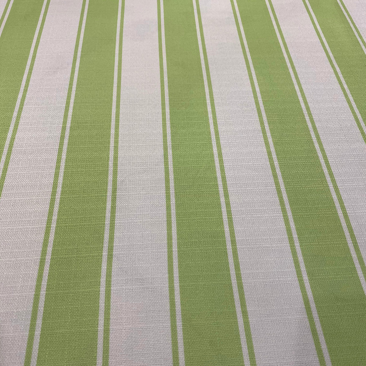 Cabana Stripe (Slub Print) Wholesale Fabric in Green / White | Rental Cabana Stripe (Slub Print) Wholesale Fabric in Green / White | Rental