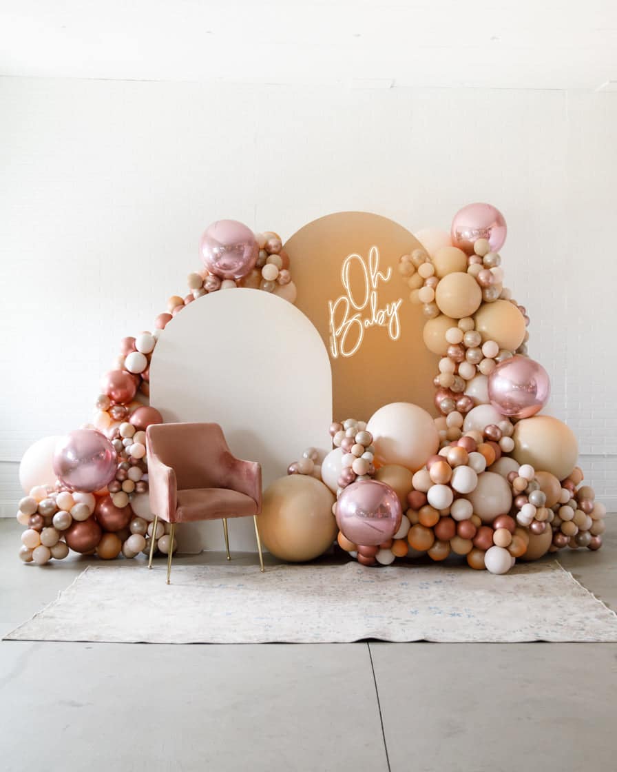 Ravishing Roses – The Cabriole Set with Neon Sign | Rental