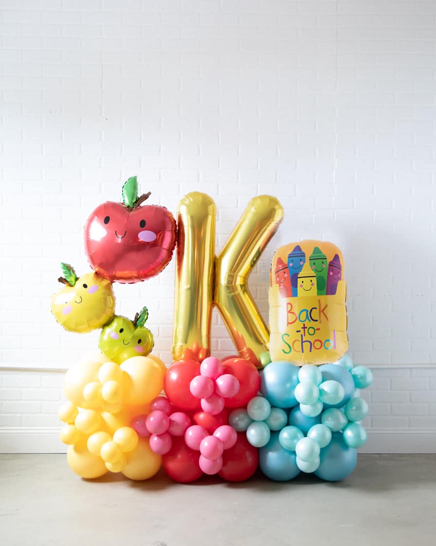 Back 2 School – Kindergarten Balloon Pedestal – 4ft | Rental Back 2 School – Kindergarten Balloon Pedestal – 4ft | Rental