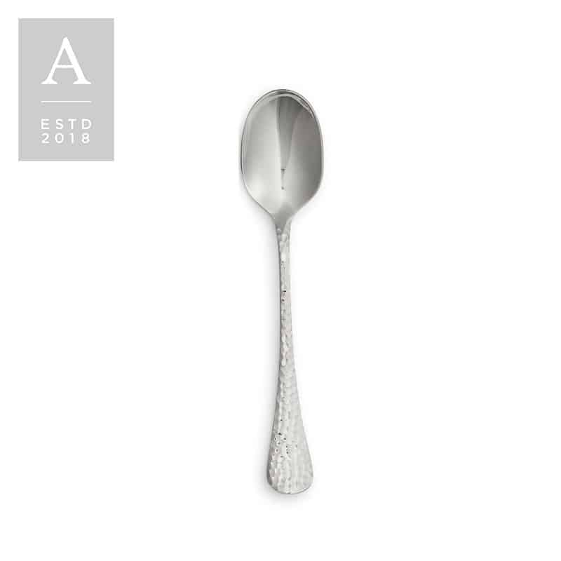 Nico Stainless Hammered Teaspoon | Rental