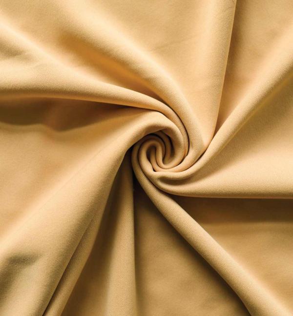 *IFR* Poly Stretch / Scuba Cloth Drape Panel w/ Sewn Rod Pocket (IFR) – Sand | Rental