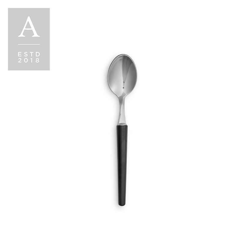 Stiletto Stainless Black Matte Teaspoon | Rental