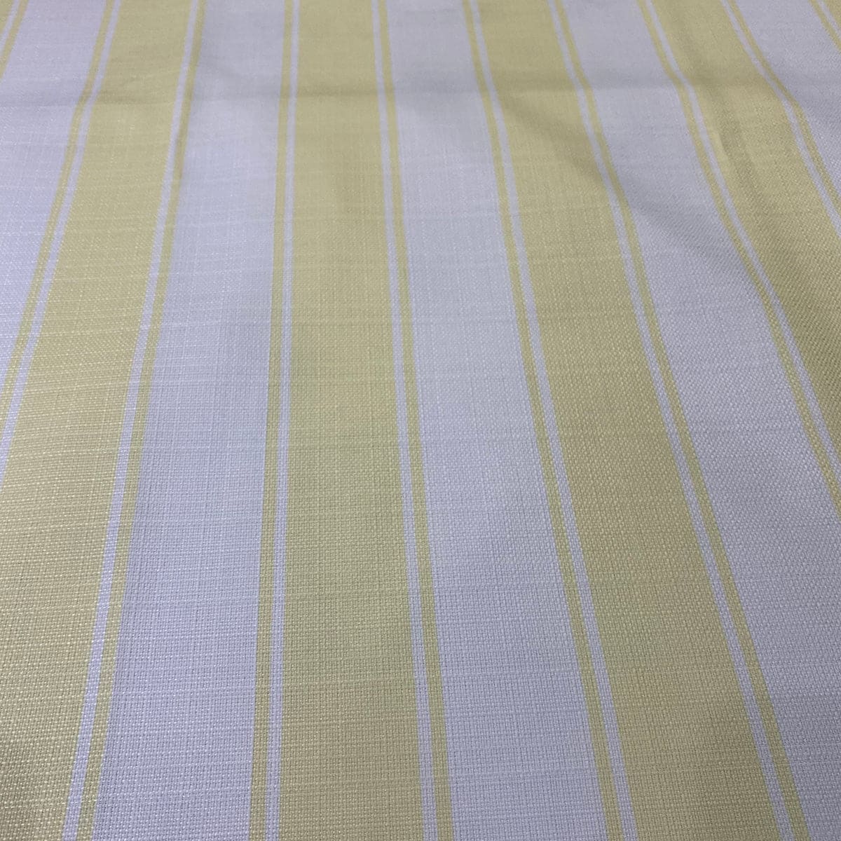 Cabana Stripe (Slub Print) Wholesale Fabric in Yellow / White | Rental Cabana Stripe (Slub Print) Wholesale Fabric in Yellow / White | Rental