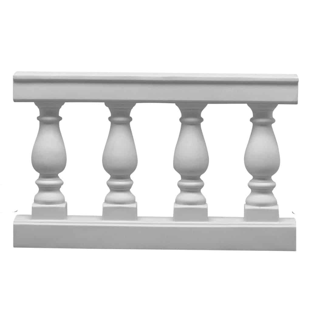 40″ x 30″ White Balustrade | Rental