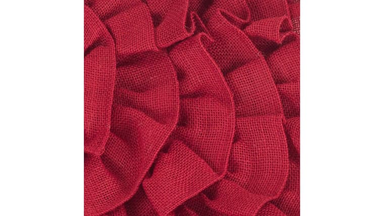 0516 Ruffled Design Tree Skirt | Red | Rental