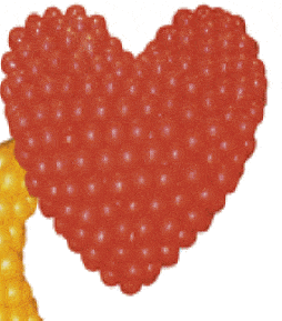 4′ Heart Shaped Balloon Drop Package | Rental