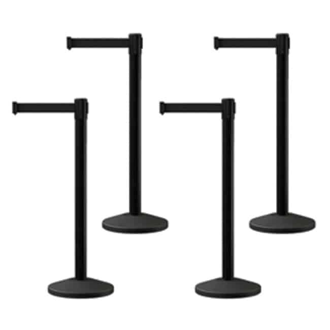 Stanchions Retractable Black | Rental