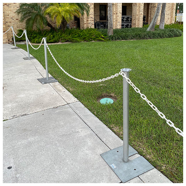 Stanchions Aluminum | Rental