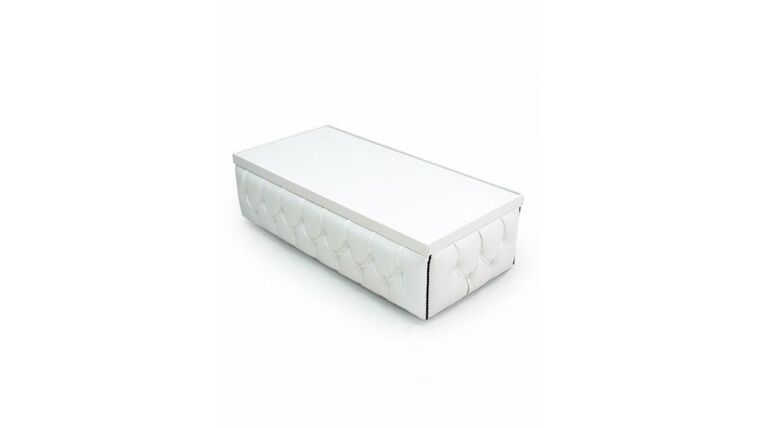 Chesterfield Coffee Table – White | Rental